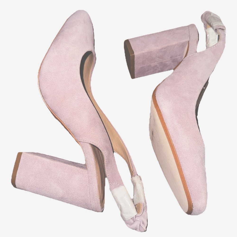 Anthropologie Lavender/Pink Heels for a Chic Look